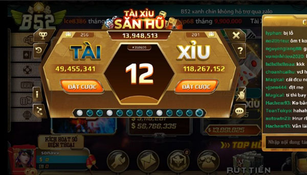 Luật chơi tài xỉu online